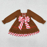 GLD0758 baby girl clothes  girl winter dress