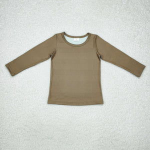 GT0799 long sleeve brown boy top