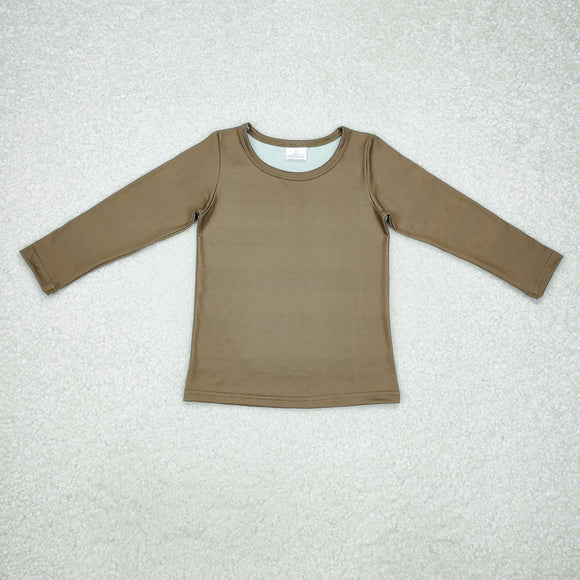 GT0799 long sleeve brown boy top