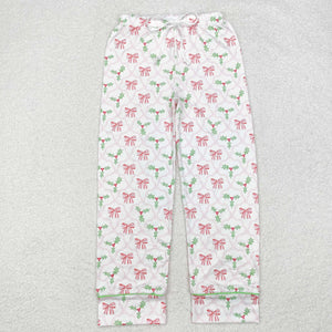 P0545 Adult woman Christmas bows Pants