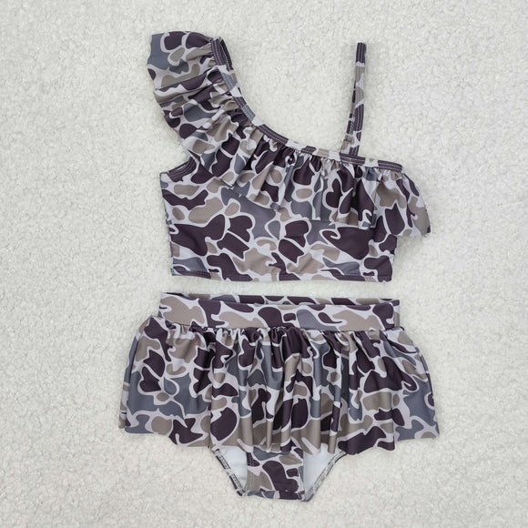 camouflage girls swimsuit