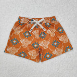 S0463--western Aztec swimming trunks