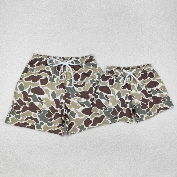 S0474-hunting CAMO kids and adult summer Swimming trunks