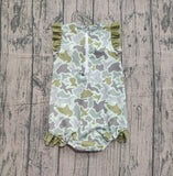 10.25 Pre-order S0596 Baby girls camo floral swimsuit