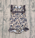 10.25 Pre-order S0597 Baby girls camo floral swimsuit