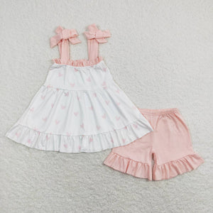 GSSO0447--Valentine love pink girls outfits