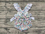 Flutter sleeves floral Daddy's girl baby romper