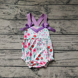 SR1416 Pre-order floral girls purple bubble