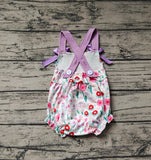 SR1416 Pre-order floral girls purple bubble