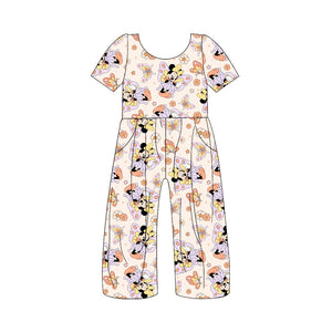 SR1858 Deadline May 23 pre order Short sleeves Butterfly mouse jumpsuit