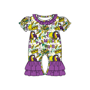 SR2028 pre orderMardi Gras girls romper