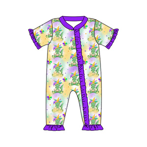 SR2068- pre order Mardi Gras girls sleeper