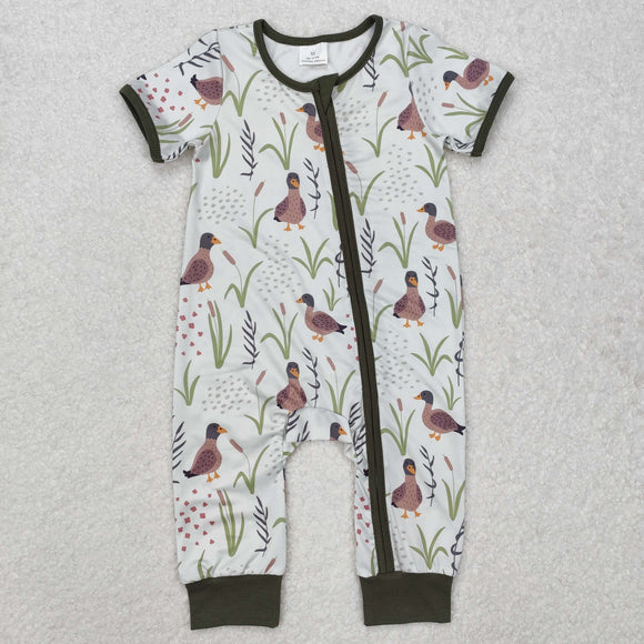 SR2086 baby boy clothes mallard boy summer romper