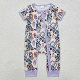 SR2095 baby girl clothes cartoon dog girl fall spring romper