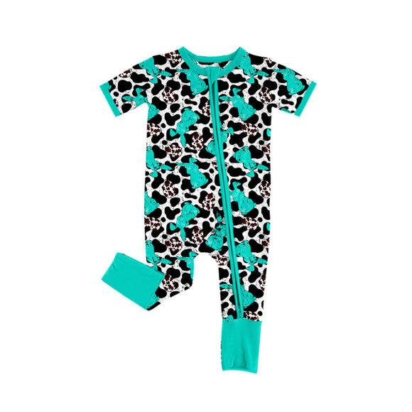 SR2118 pre-order baby girl clothes cow rabbit girl summer romper-2024.11.13