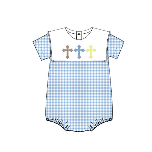 SR2134 pre-order baby boy clothes cross boy easter summer bubble-2024.11.15