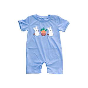 SR2158 pre-order baby boy clothes rabbit boy easter summer romper-2024.11.20