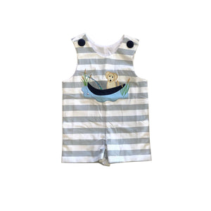 SR2161 pre-order baby boy clothes  fishing toddler boy  summer romper-2024.11.21