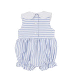 Pre-order SR2544 Baby blue stripe sleeveless romper  (Deadline Jan.17)