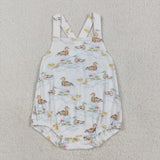SR3029 Baby duck white romper