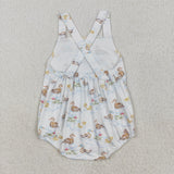 SR3029 Baby duck white romper