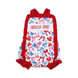 Matching Baby girls 4th of July America Baby  outfits