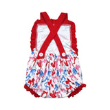 Matching Baby girls 4th of July America Baby  outfits