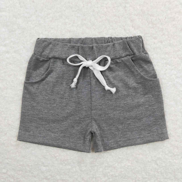 SS0133--grey cotton boy shorts