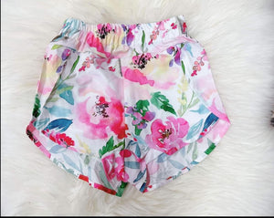 SS0383 floral adult women shorts