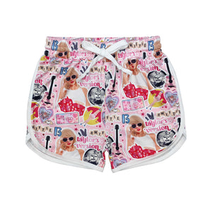 SS0418 Baby girls singer short pant