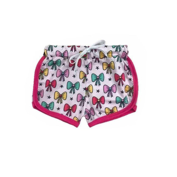 Pre-order SS0461 baby girls colorful bow shorts (Deadline March.21)