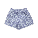 mama & me grey leopard yoga summer shorts