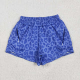 SS0466 baby leopard shorts yoga
