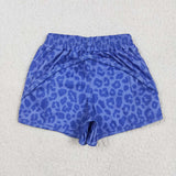 SS0466 baby leopard shorts yoga