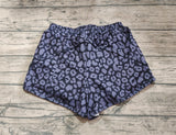 Pre-order SS0471 Adult women black leopard Shorts yoga