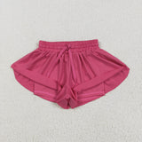 SS0545 baby girls rose shorts YOGA