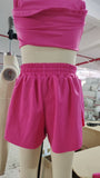 SS0545 baby girls rose shorts YOGA