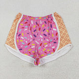 mama & me ice cream yoga summer shorts