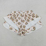 SS0680 Adult women Mardi Gras bow Shorts yoga