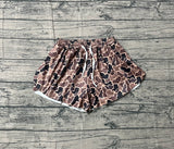 Pre-order SS0767  Adult women brown camo Shorts yoga