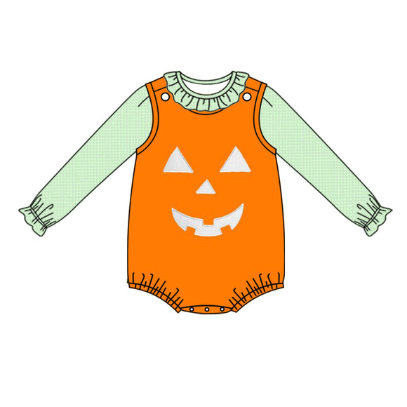 Pre-order LR1390 Baby girls Halloween romper ( Deadline July 26 )