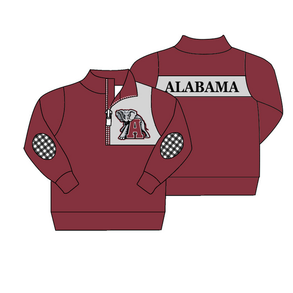 custom style moq 3 ALABAMA BOYS pullover