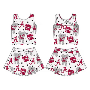 custom style moq 3 Roll Tide Cheerleader uniform