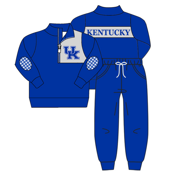 MOQ 3 custom style  KENTUCKY BOY pullover outfits