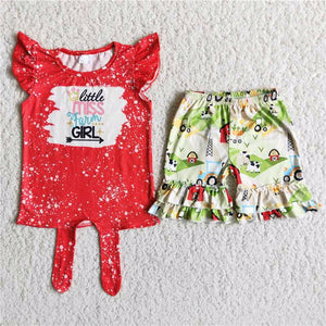 red print Girl's Summer outfits