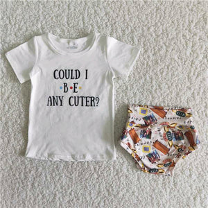 "any cuter" Summer bummies suit