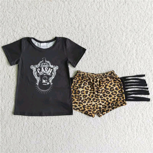 black cash print Girl's Summer outfits