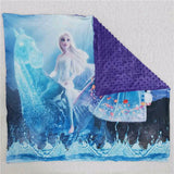 princess blue blanket