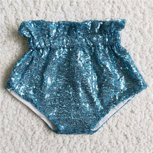 blue Sequined bummies