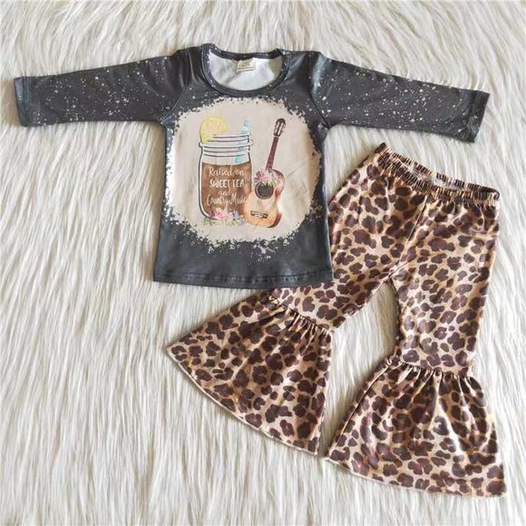 FALL grey girls clothing long sleeve outfits